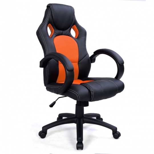 Геймерское кресло MaDXRacer 09545WH-OR
