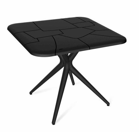ПЛАСТИКОВЫЙ СТОЛ SHT-TU30/TT30 83/83 ЧЕРНЫЙ