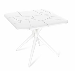 ПЛАСТИКОВЫЙ СТОЛ SHT-TU30/TT30 83/83 БЕЛЫЙ