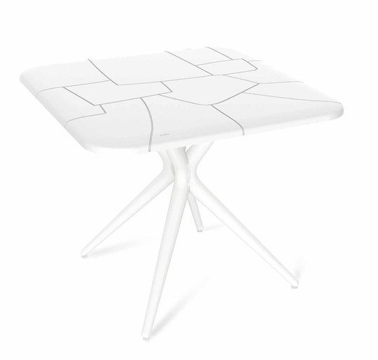 ПЛАСТИКОВЫЙ СТОЛ SHT-TU30/TT30 83/83 БЕЛЫЙ