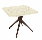 ПЛАСТИКОВЫЙ СТОЛ SHT-TU30/TT30 83/83 БЕЖЕВЫЙ/КОРИЧНЕВЫЙ