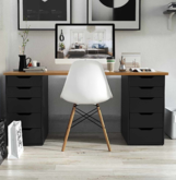 Компьютерный стол лофт SPACE LS16-2ТВ/VOTAN-BLACK