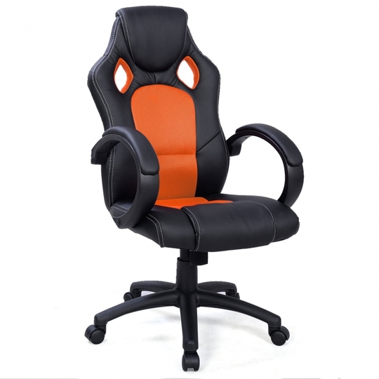 Геймерское кресло MaDXRacer 09545WH-OR