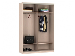 ШК-07 каркас шкафа-купе 1630х600х2200/2400мм