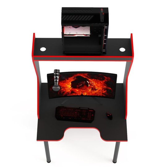 СТОЛ ДЛЯ КОМПЬЮТЕРНОГО КЛУБА XGAMER CYBER XG10/BR