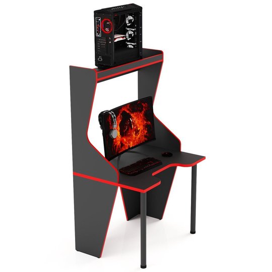 СТОЛ ДЛЯ КОМПЬЮТЕРНОГО КЛУБА XGAMER CYBER XG10/BR