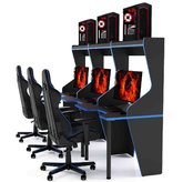 СТОЛ ДЛЯ КОМПЬЮТЕРНОГО КЛУБА XGAMER CYBER XG10/BB