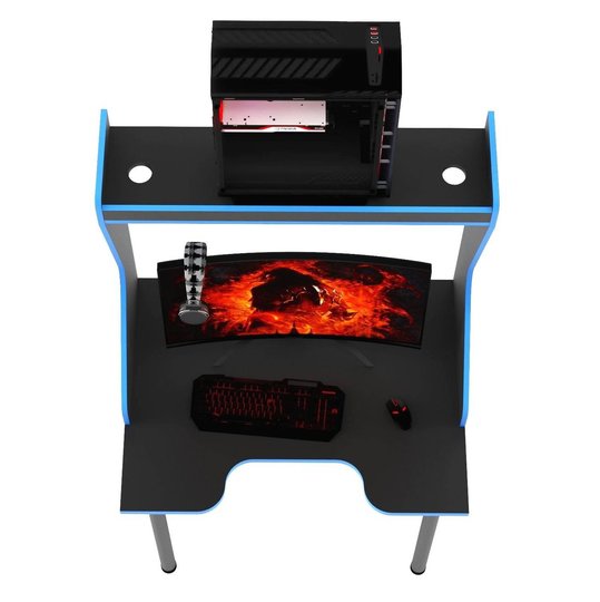 СТОЛ ДЛЯ КОМПЬЮТЕРНОГО КЛУБА XGAMER CYBER XG10/BB