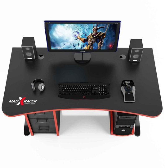Игровой компьютерный стол MADXRACER ARENA GTS14/BR
