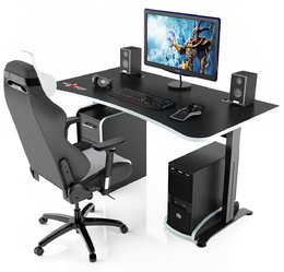 Игровой компьютерный стол MADXRACER ARENA GTS14/BW
