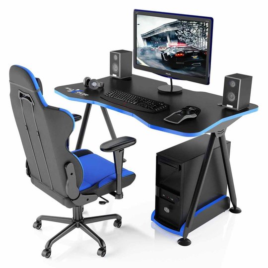 Компьютерный стол для геймера MADXRACER GAMING DESK GTT12/BB