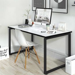 Письменный стол лофт KING LK15/WHITE-BLACK