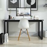 Письменный стол лофт KING LK15/WHITE-BLACK Письменный стол лофт KING LK15/WHITE-BLACK
