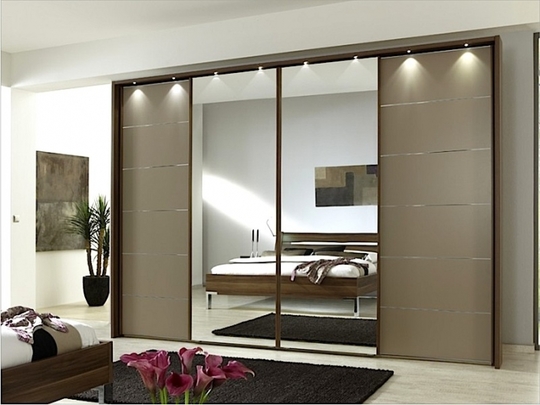 Шкаф-купе корпусной ШКК-03 (двери с зеркалом)