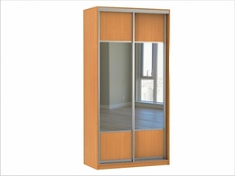 Шкаф-купе ШК-01-7/7 (разбивка Т7) 1230х600х2200/2400мм