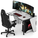Игровой стол для компьютера MADXRACER KING GT14/WHITE-B