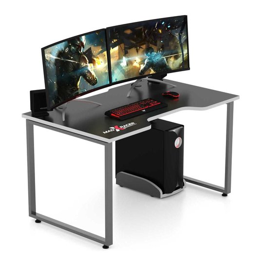 Игровой стол для компьютера MADXRACER KING GTS15/BW