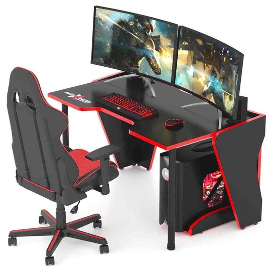 Игровой стол для компьютера MADXRACER KING GT14/BR