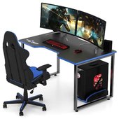 Игровой стол для компьютера MADXRACER KING GTS15/BB